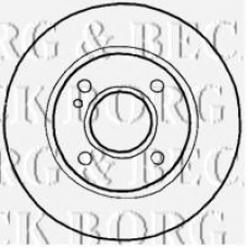 BBD4638 BORG & BECK Тормозной диск