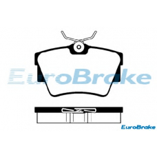 5501223627 EUROBRAKE Комплект тормозных колодок, дисковый тормоз