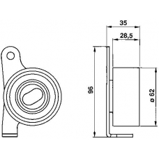 VKM 71404 SKF Подшипник натяжителя ремня