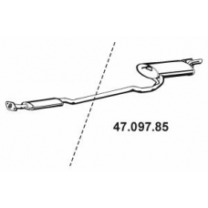 47.097.85 EBERSPACHER Глушитель выхлопных газов конечный