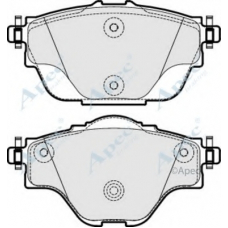 PAD1976 APEC Комплект тормозных колодок, дисковый тормоз