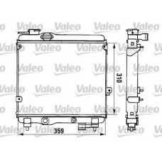 961754 VALEO Радиатор, охлаждение двигателя