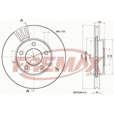 BD-4093 FREMAX Тормозной диск