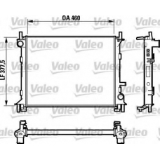 732731 VALEO Радиатор, охлаждение двигателя