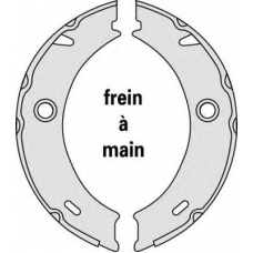 M805 MGA Комплект тормозных колодок, стояночная тормозная с