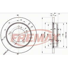 BD-5600 FREMAX Тормозной диск