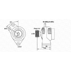 943356556010 MAGNETI MARELLI Генератор