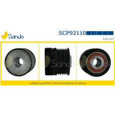 SCP92110.1 SANDO Ременный шкив, генератор