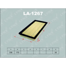 LA-1267 LYNX Фильтр воздушный