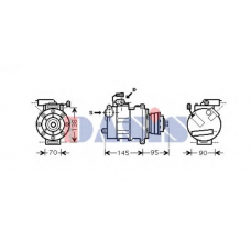 851661N AKS DASIS Компрессор, кондиционер