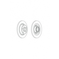 DDF1569 FERODO Тормозной диск