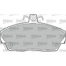 598022 VALEO Комплект тормозных колодок, дисковый тормоз