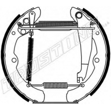 6139 TRUSTING Комплект тормозных колодок
