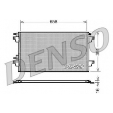 DCN23018 DENSO Конденсатор, кондиционер