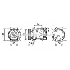 CNK282 AVA Компрессор, кондиционер