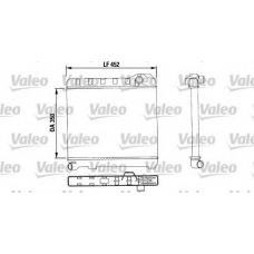 883684 VALEO Радиатор, охлаждение двигателя