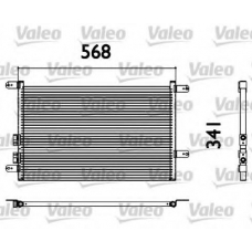 817527 VALEO Конденсатор, кондиционер