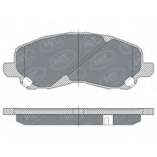 SP 273 PR SCT Комплект тормозных колодок, дисковый тормоз