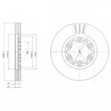 BG3559 DELPHI Тормозной диск