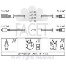 4.9331 FACET Ккомплект проводов зажигания