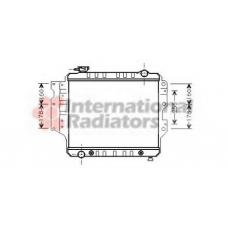 21002023 VAN WEZEL Радиатор, охлаждение двигателя