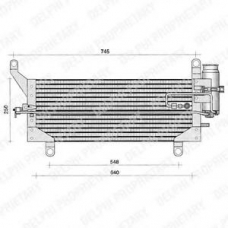 TSP0225189 DELPHI Конденсатор, кондиционер