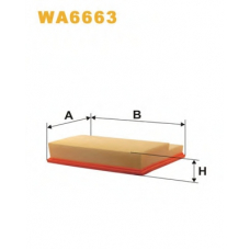 WA6663 WIX Воздушный фильтр