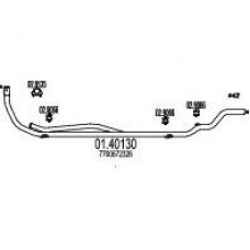 01.40130 MTS Труба выхлопного газа
