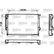 732596 VALEO Радиатор, охлаждение двигателя