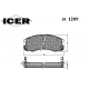 181209 ICER Комплект тормозных колодок, дисковый тормоз