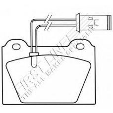 FBP1069 FIRST LINE Комплект тормозных колодок, дисковый тормоз
