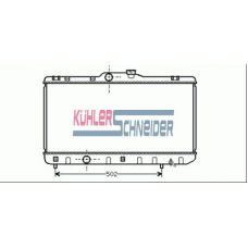 3203801 KUHLER SCHNEIDER Радиатор, охлаждение двигател