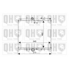 QER2075 QUINTON HAZELL Радиатор, охлаждение двигателя