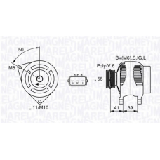 063377431010 MAGNETI MARELLI Генератор