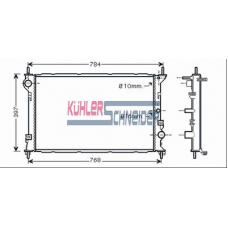 1800841 KUHLER SCHNEIDER Радиатор, охлаждение двигател