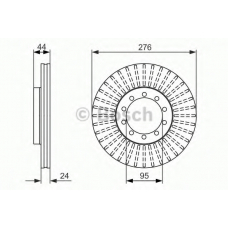 0 986 479 608 BOSCH Тормозной диск