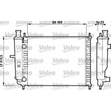 732218 VALEO Радиатор, охлаждение двигателя