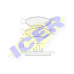 181230 ICER Комплект тормозных колодок, дисковый тормоз