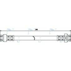 HOS3281 APEC Тормозной шланг