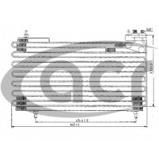 300201 ACR Конденсатор, кондиционер