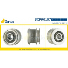 SCP90107.1 SANDO Ременный шкив, генератор