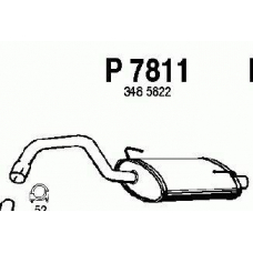 P7811 FENNO Глушитель выхлопных газов конечный