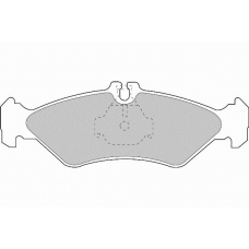 FD6676N NECTO Комплект тормозных колодок, дисковый тормоз