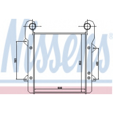 96974 NISSENS Интеркулер