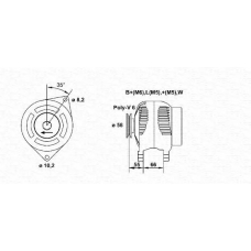 943356945010 MAGNETI MARELLI Генератор