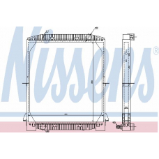 61973 NISSENS Радиатор, охлаждение двигателя