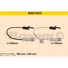BAV1033 BARUM Сигнализатор, износ тормозных колодок