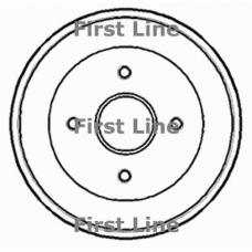 FBR959 FIRST LINE Тормозной барабан
