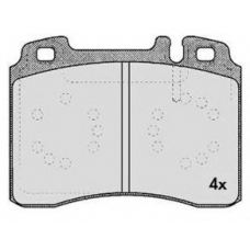 RA.0480.1 RAICAM Комплект тормозных колодок, дисковый тормоз