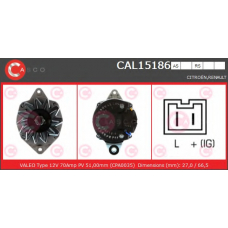 CAL15186RS CASCO Генератор